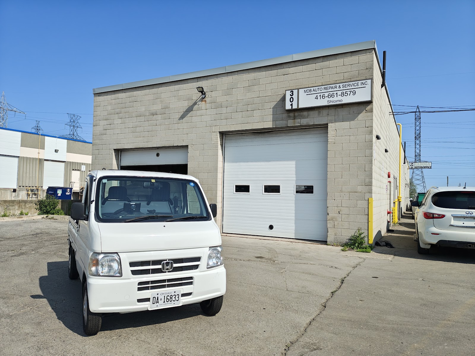 MDB Auto Repair storefront in North York